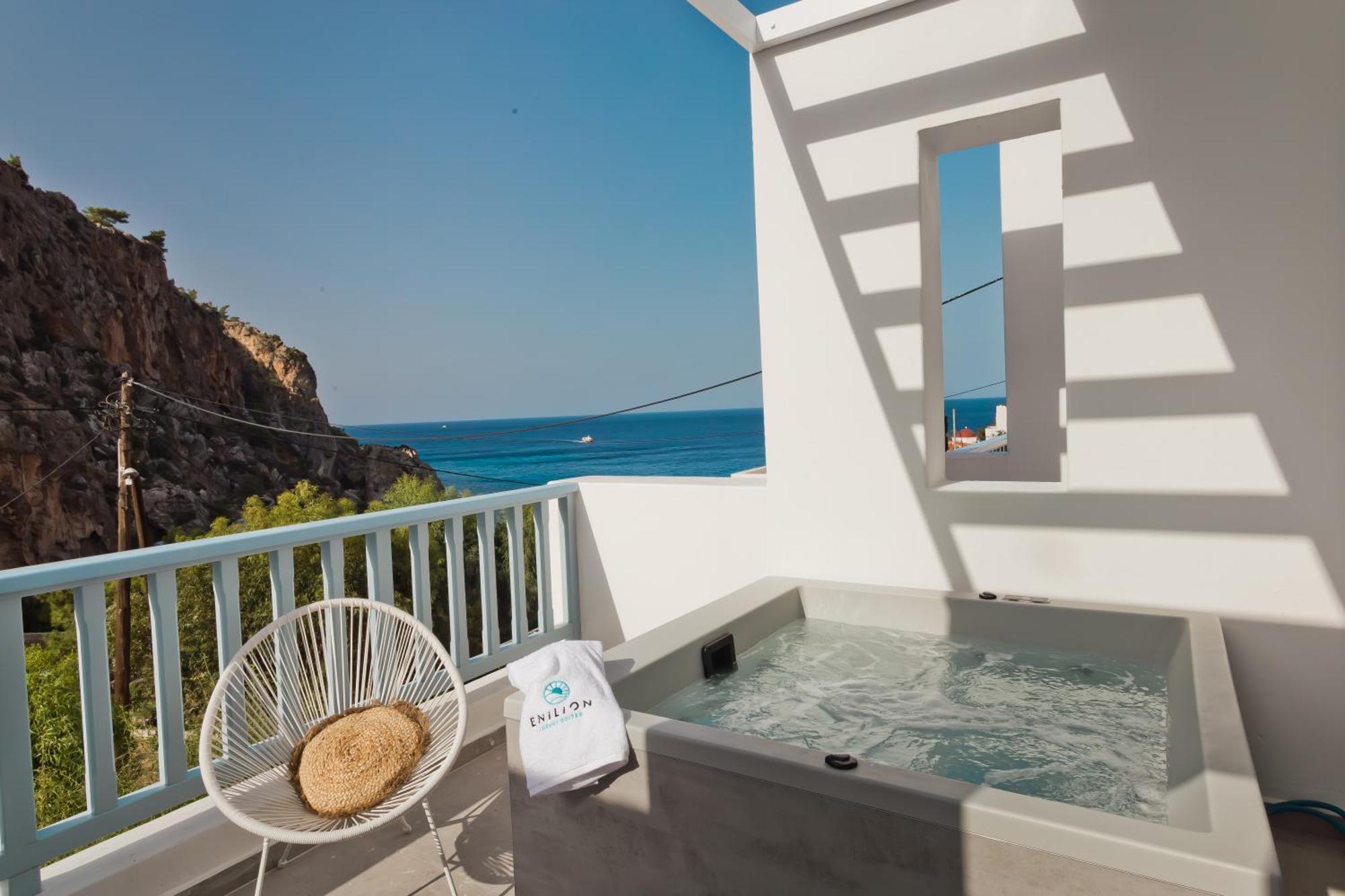 Enilion Luxury Suites Kyra Panagia Bagian luar foto