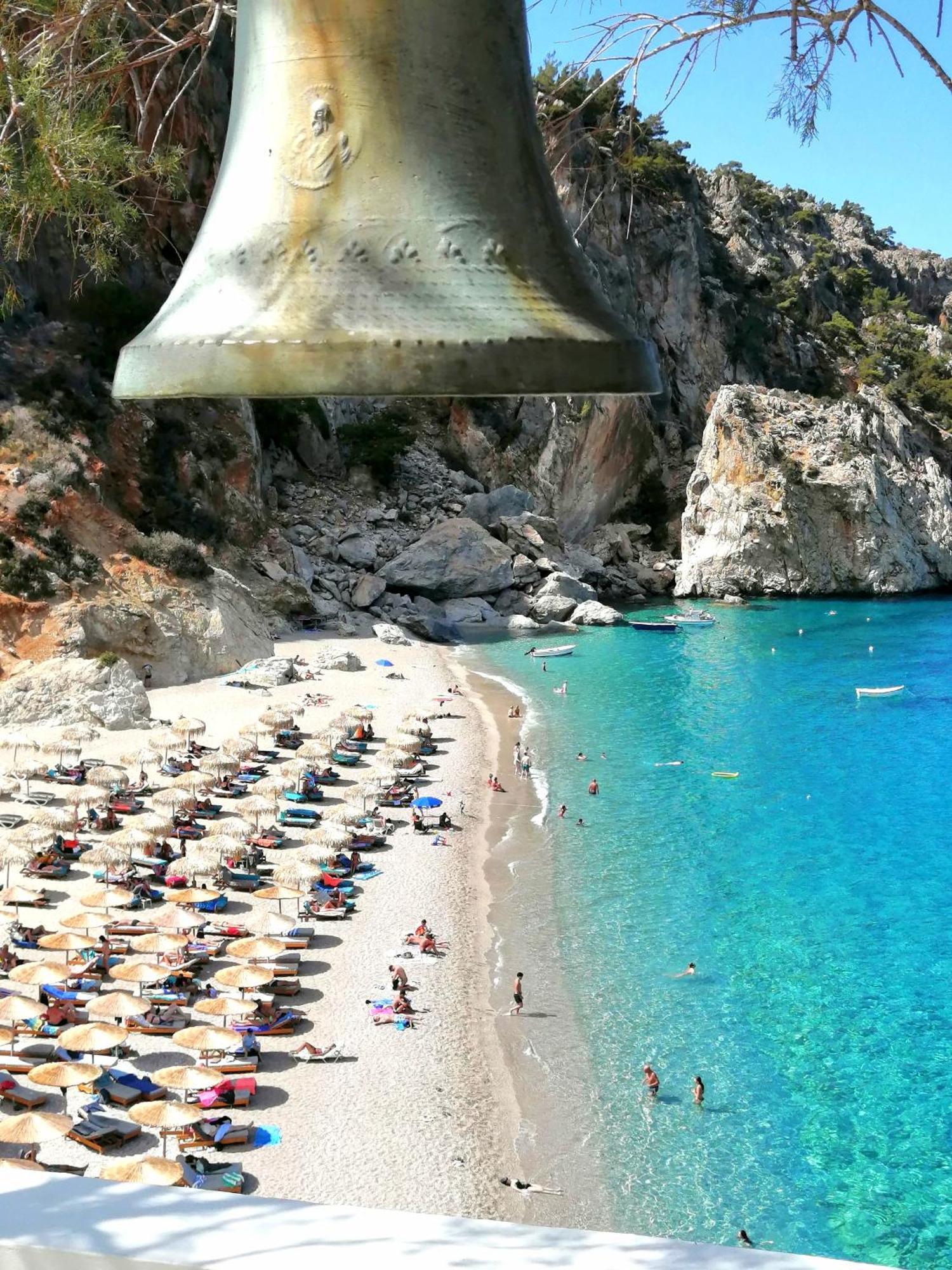 Enilion Luxury Suites Kyra Panagia Bagian luar foto
